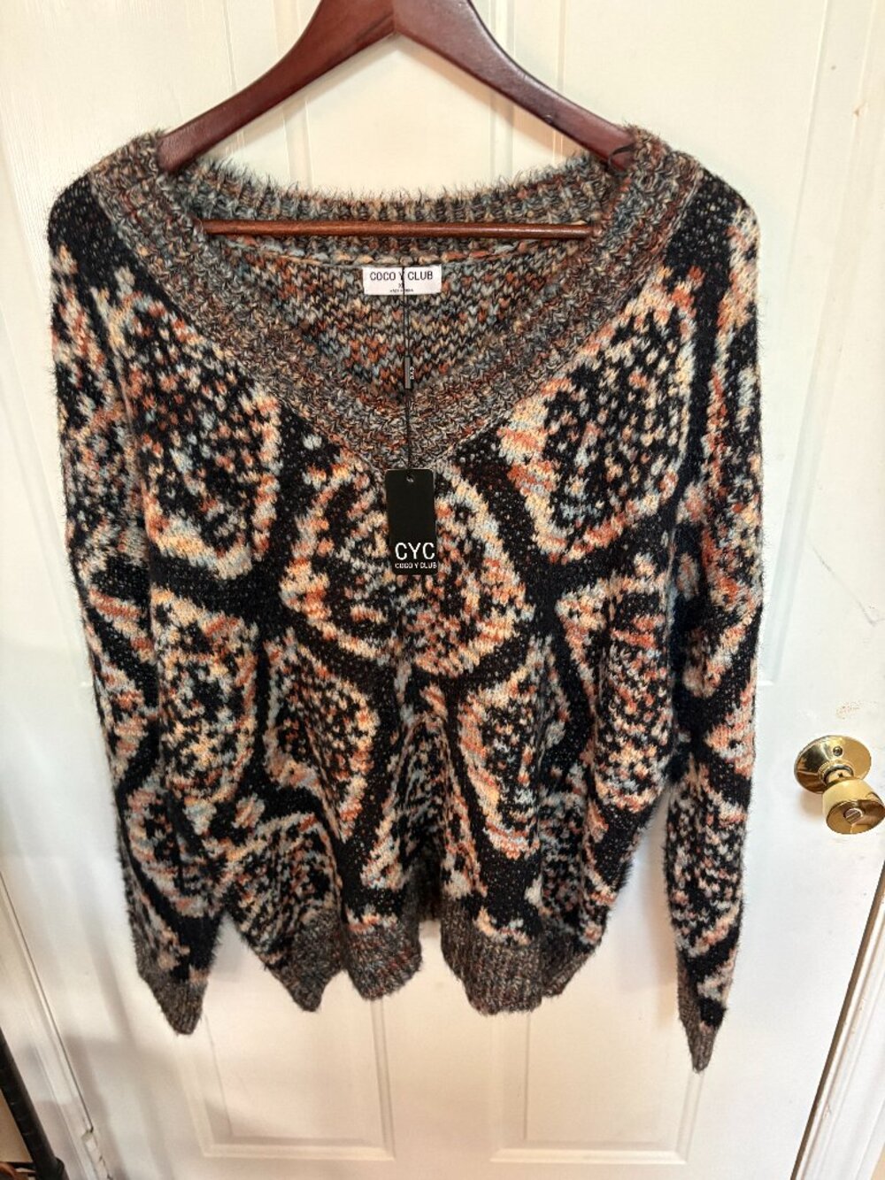 COCO Y CLUB Cozy Knit Sweater – Size XL – NWT